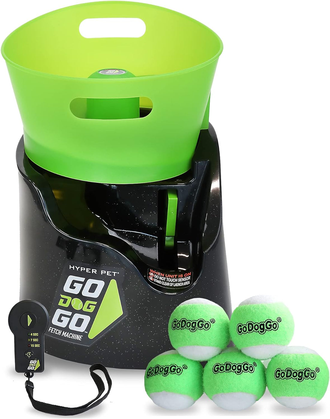 Hyper Pet GoDogGo Automatic Dog Ball Launcher, Includes 5 Balls