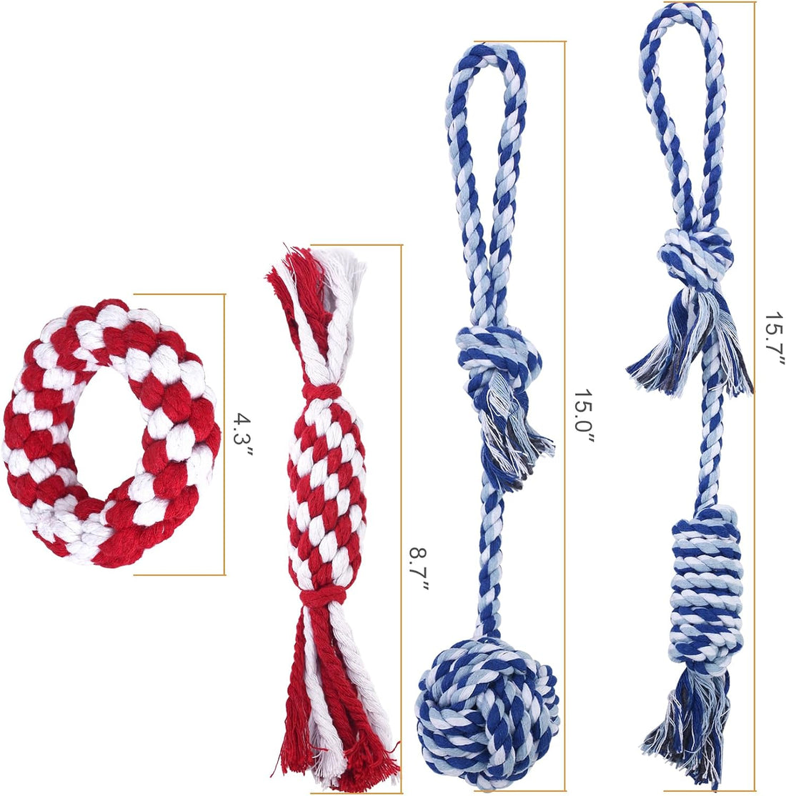 Depets Dog Rope Toys for Small Dogs