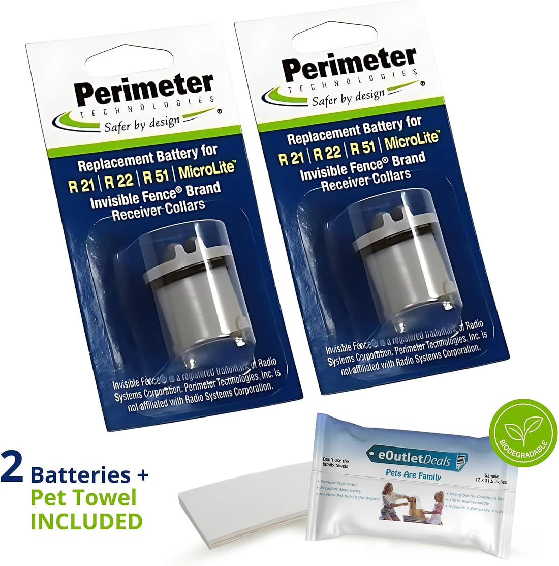 Perimeter Technologies Invisible Fence Collar Battery