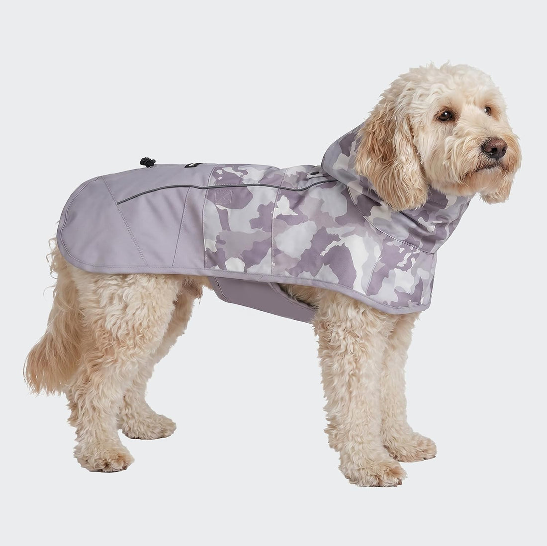 Spark Paws Dog Raincoat - Waterproof Rain Jacket w/Hood, Full Coverage