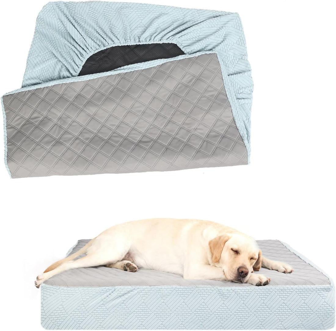 Waterproof Dog Bed Cover,Easy Replacement Cover,Dark Grey 54x44