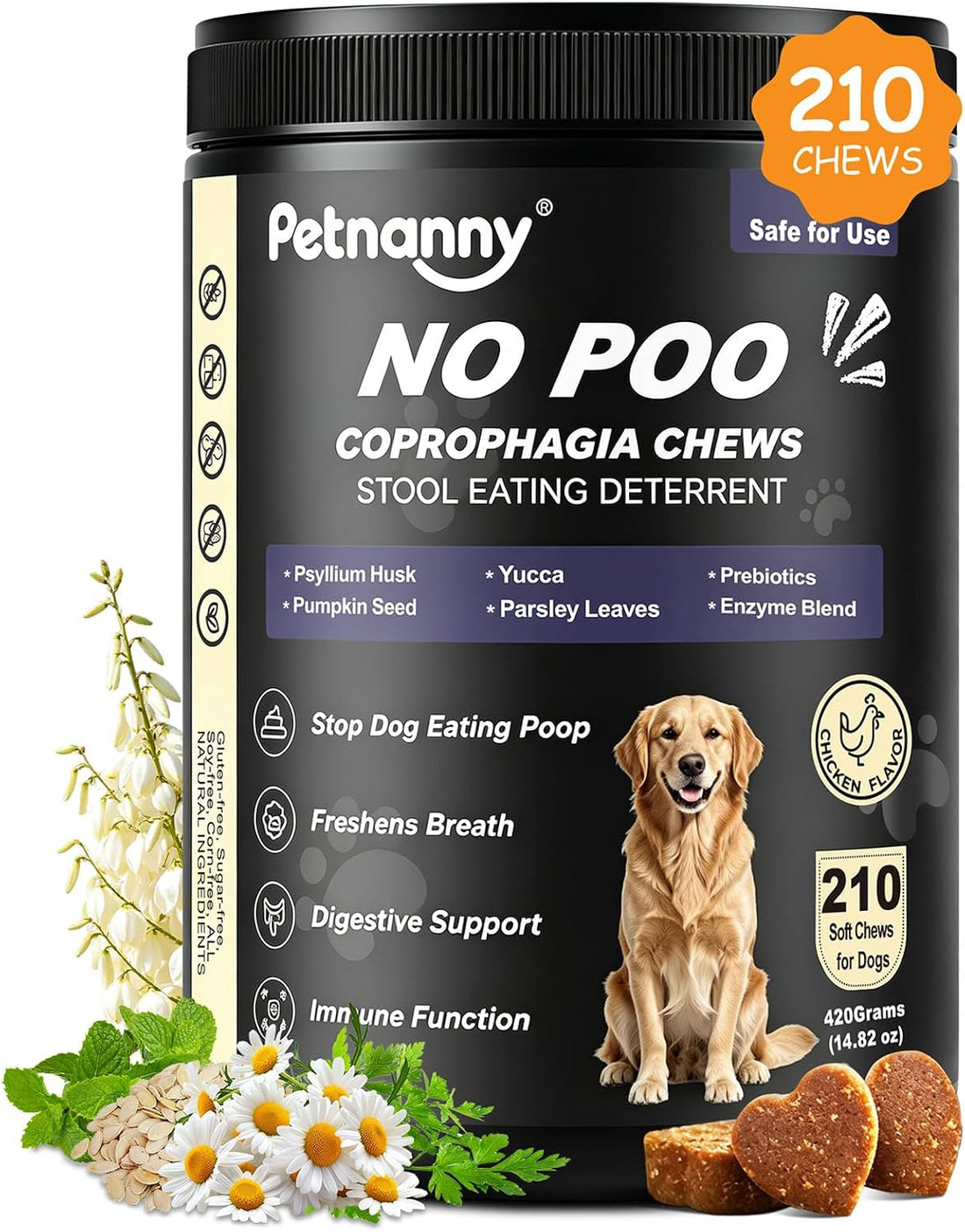Petnanny No Poo Chews for Dogs