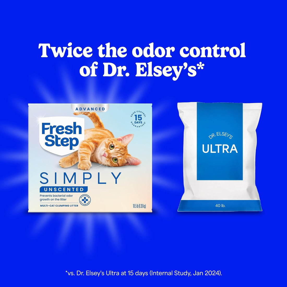 Fresh Step Advanced Simply Unscented Multi Cat Clumping Cat Litter