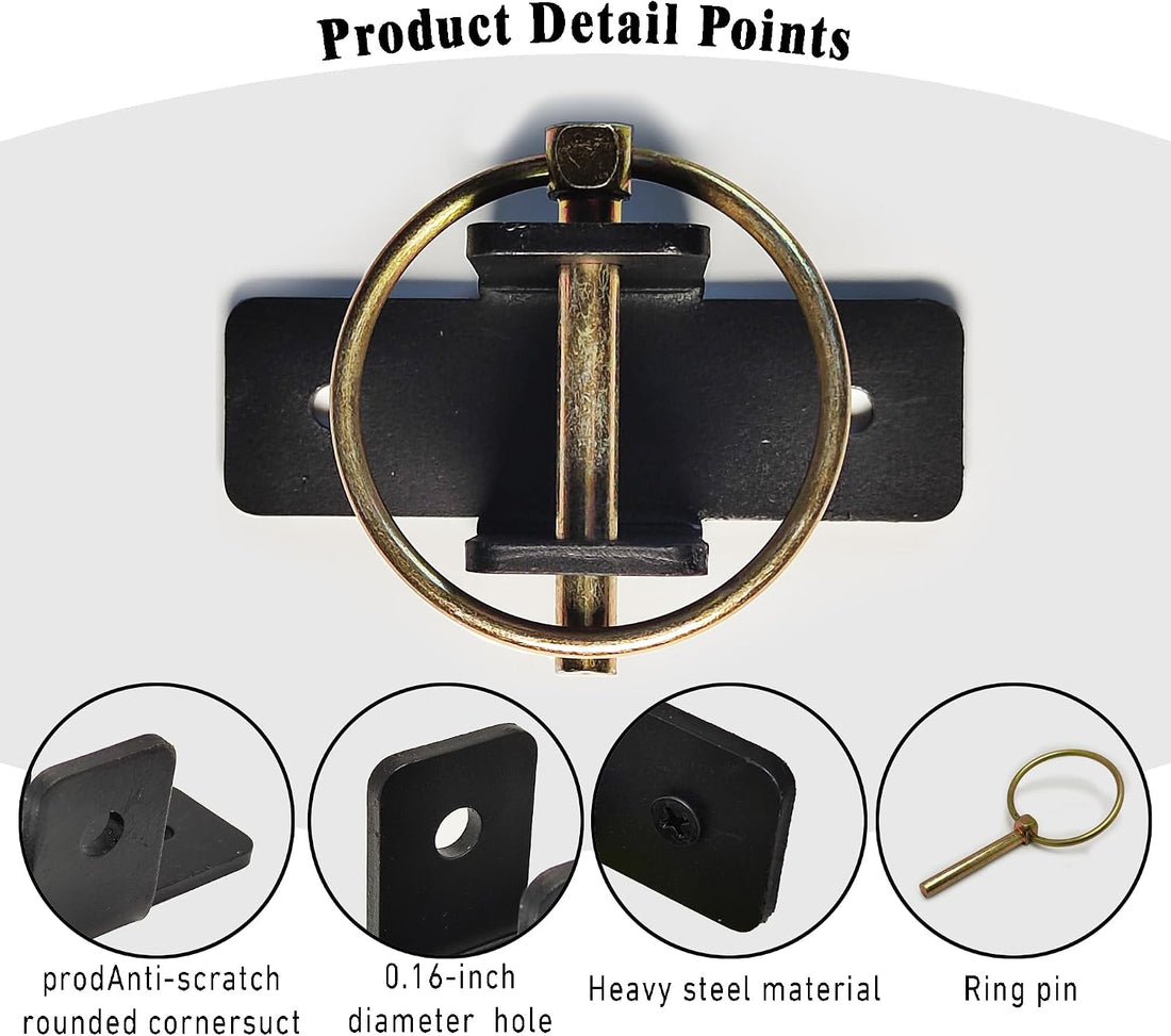 Quick-Release Bucket Hooks, 4-Pack Heavy Duty Bucket Holder Set