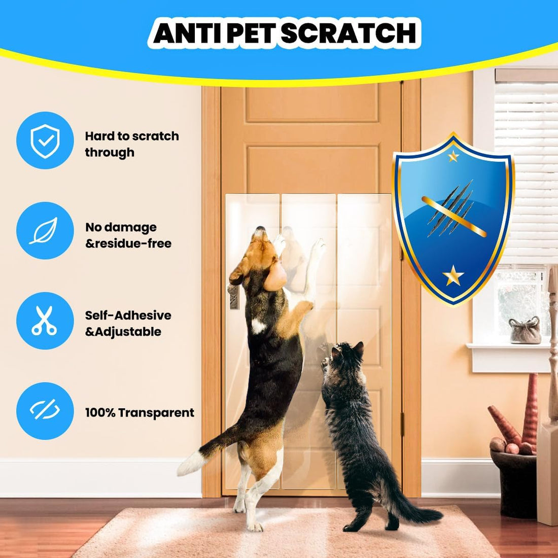 Petslucent Cat Scratch Furniture Protector: Cat Anti Scratch Tape