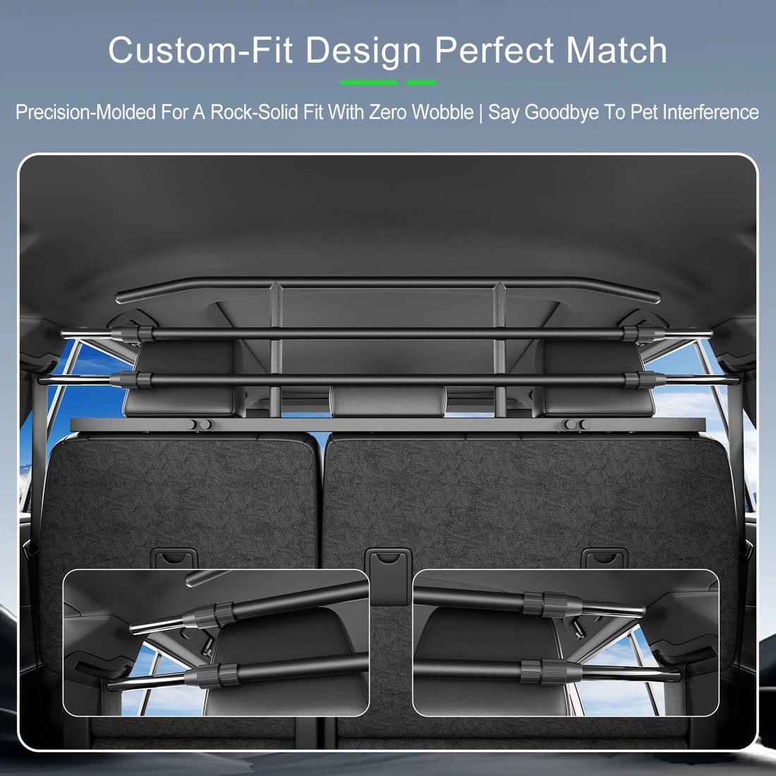xipoqix Dog Car Barrier Compatible with 2025 2026 Toyota 4Runner