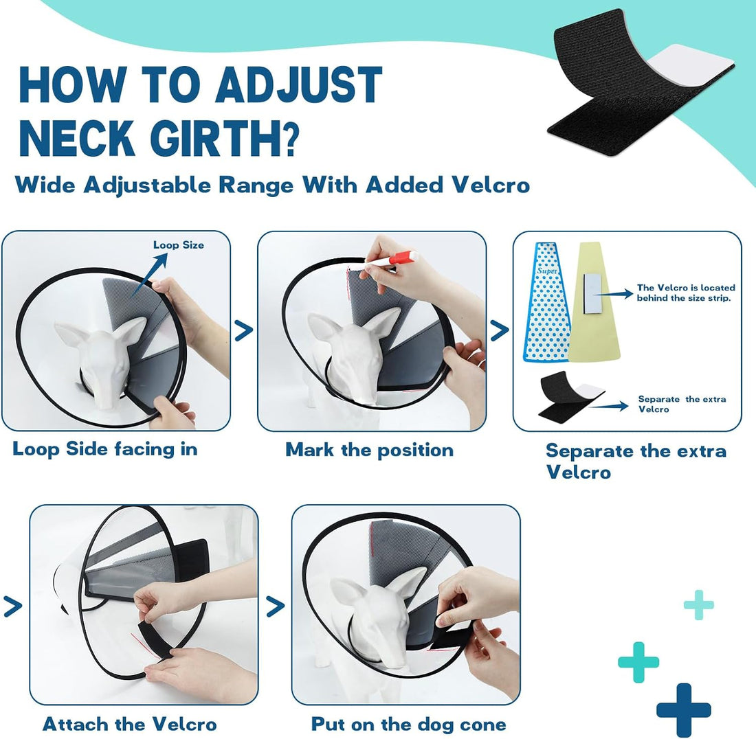Supet Dog Cone Collar to Stop Licking