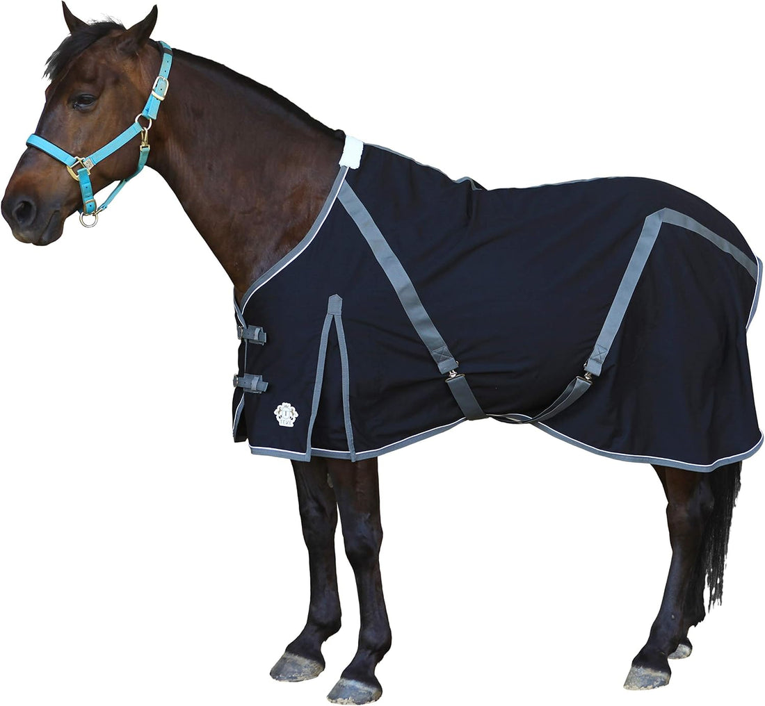 T TEKE Deluxe Horse Canvas Sheet for Snug and Clean in Stable