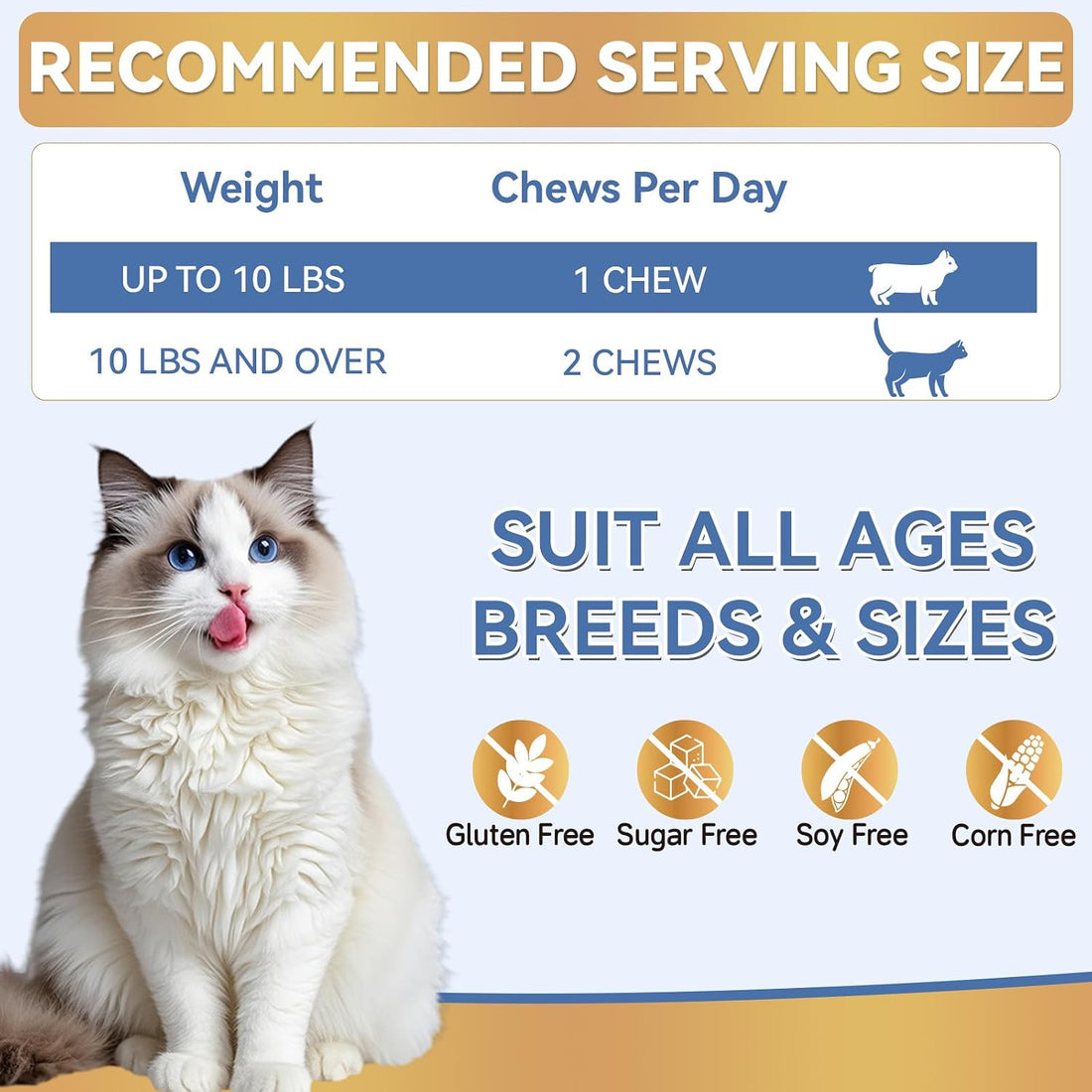 Flea and Tick Prevention for Cats, Cats Fleas Treatment 200 Soft Chews