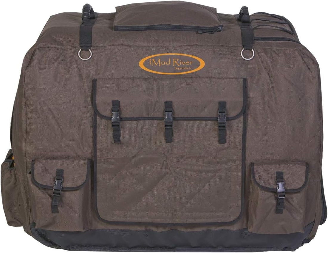 Mud River Dixie Kennel Cover, Brown, Large Extended