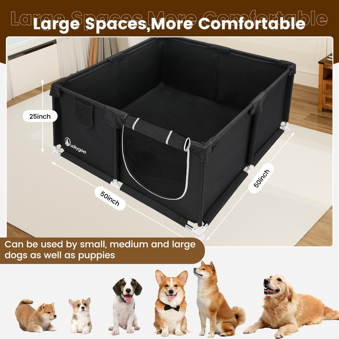 Duckygoo Whelping Box for Dogs