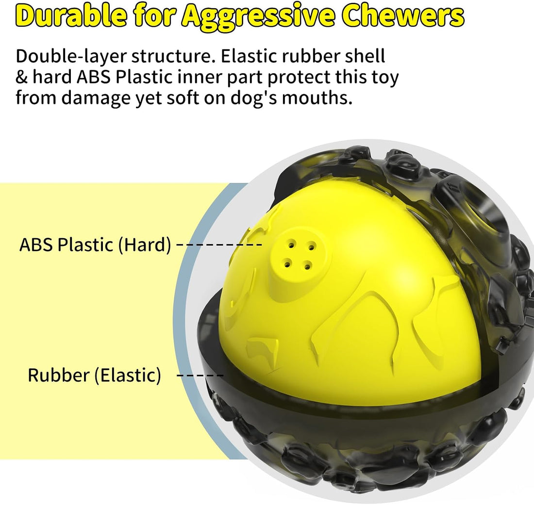Dog Giggle Balls for Aggressive Chewers Interactive Dog Toy Ball