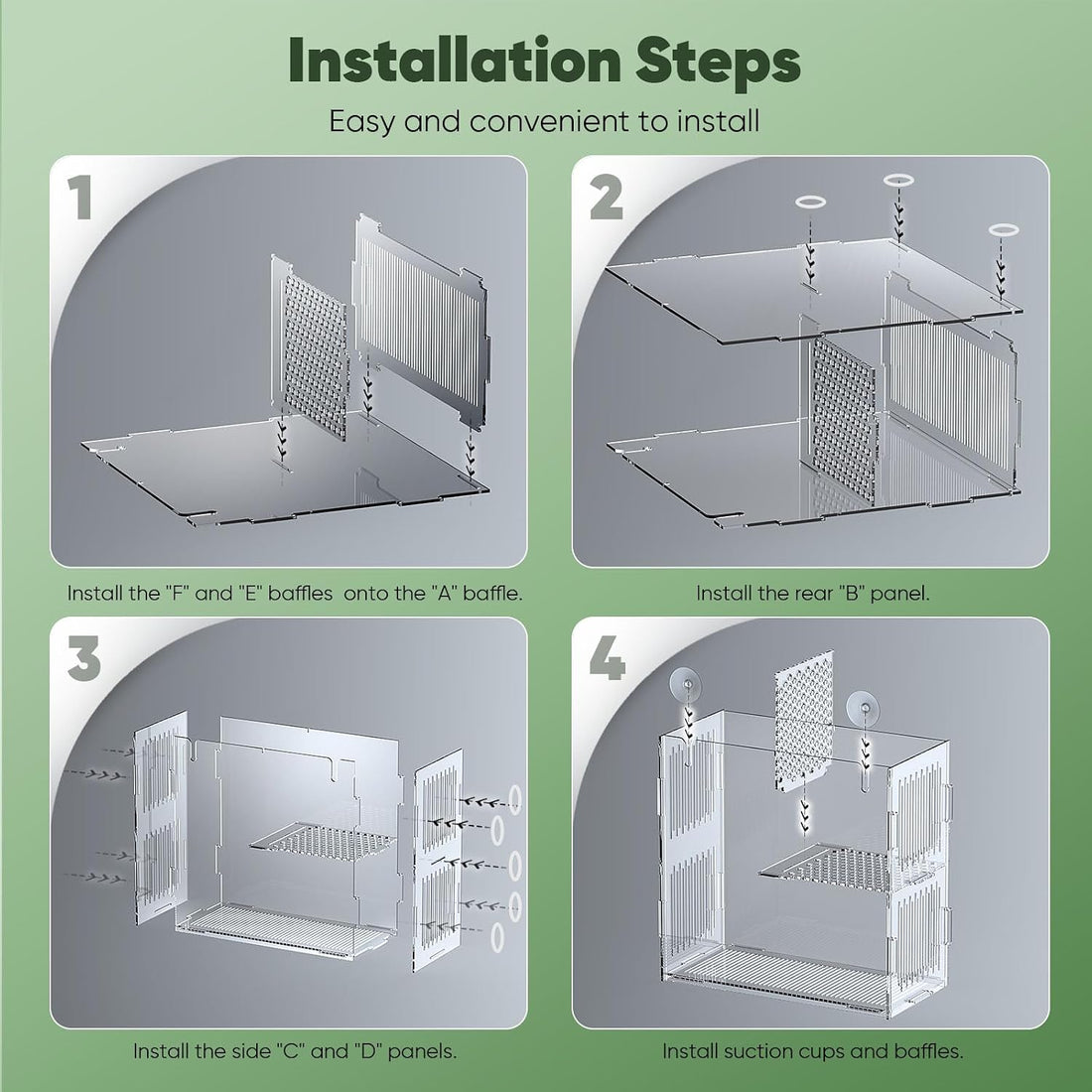 DIY Aquarium Breeding & Isolation Box, Fish Fry Hatchery Tank