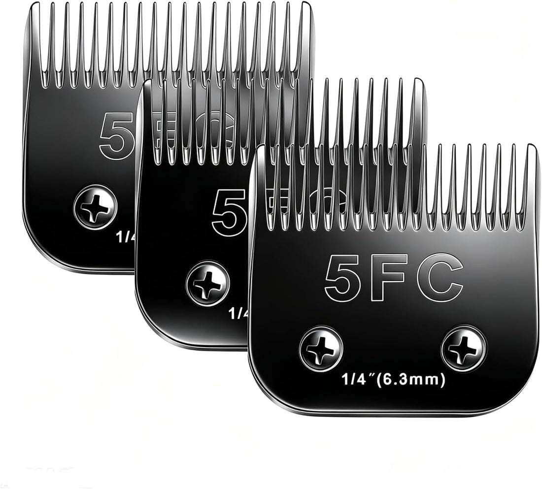 7F Blades Dog Grooming Blades Compatible with Andis/Oster A5