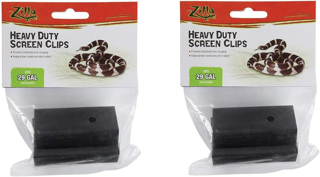 Zilla Reptile Terrarium Covers Heavy Duty Screen Clips