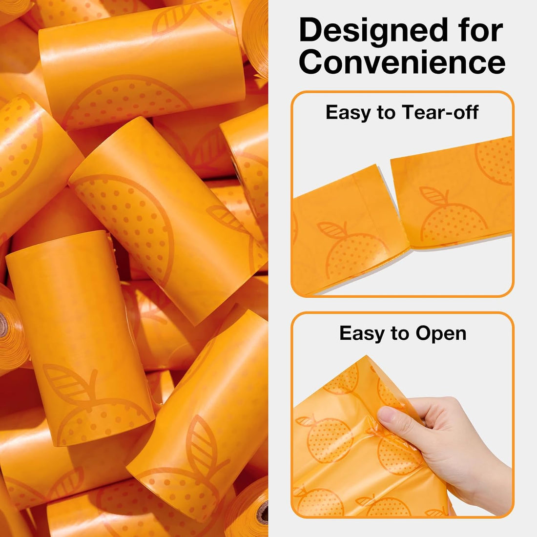 VETRESKA Dog Poop Bag Dispenser with Citrus Scented Waste Bags