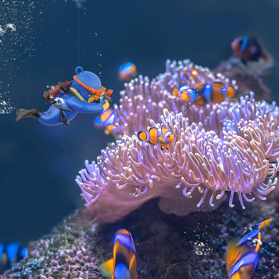onesimcr Floating Fish Tank Decorations, Aquarium Decorations