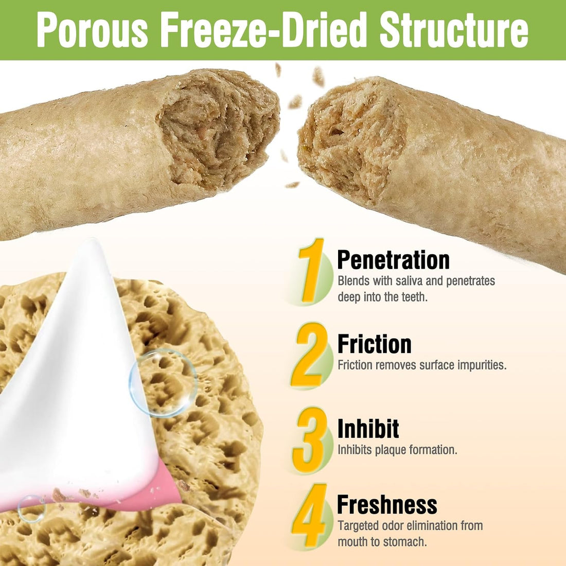 Freezed Dried Cat Chew Sticks