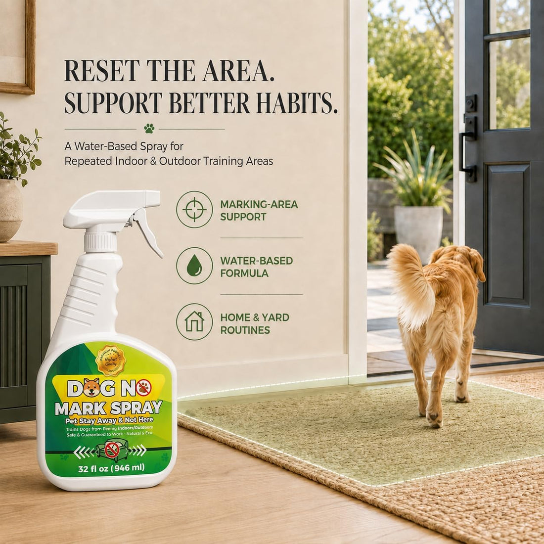 Dog House Training Aid for Marking Areas, 32 Fl Oz