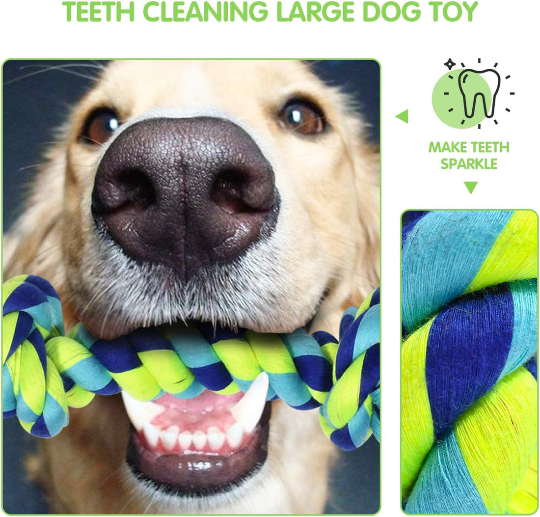SHARLOVY Large Tough Chew Toys for Aggressive Chewers Large