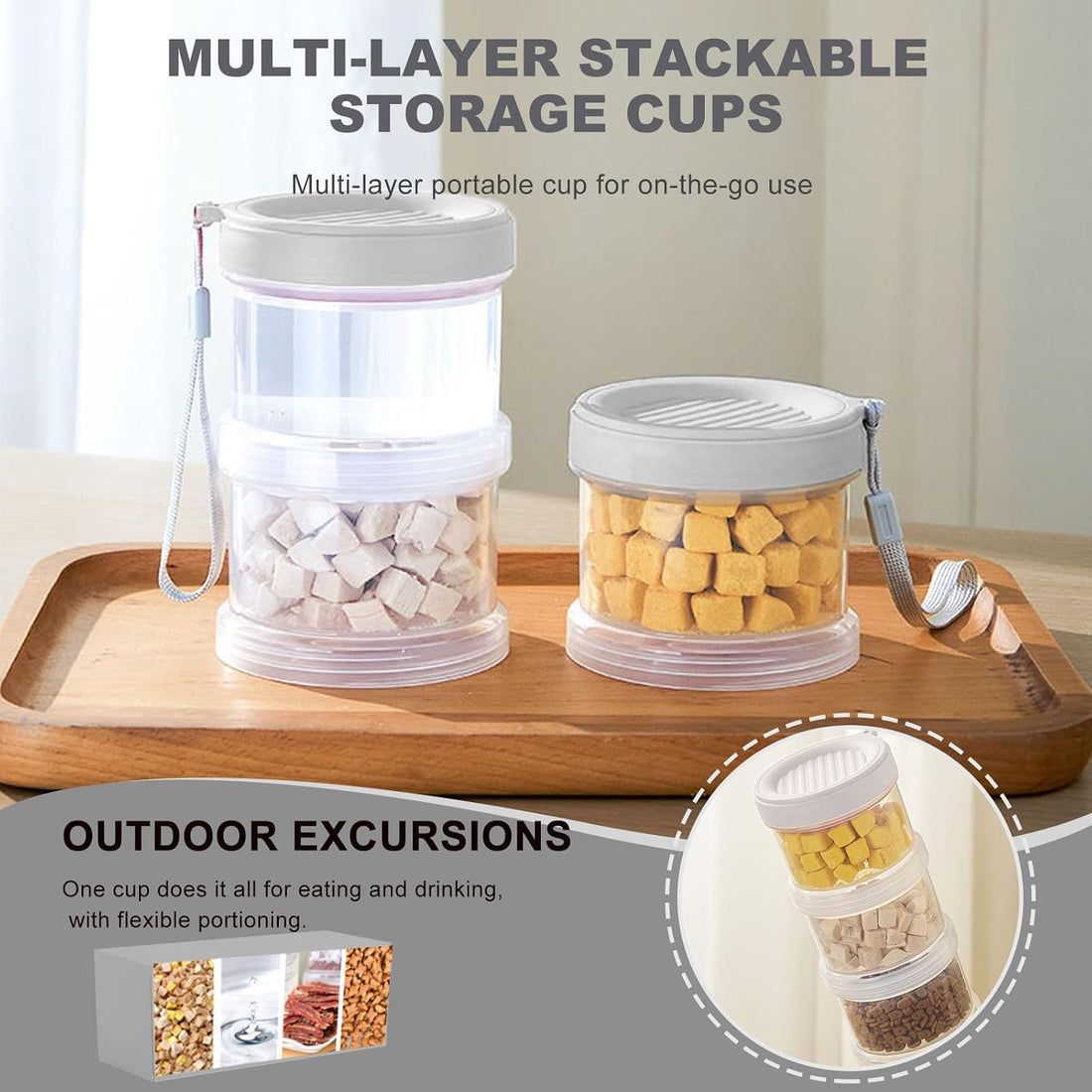 2025 Upgraded Airtight Dog Treat Container