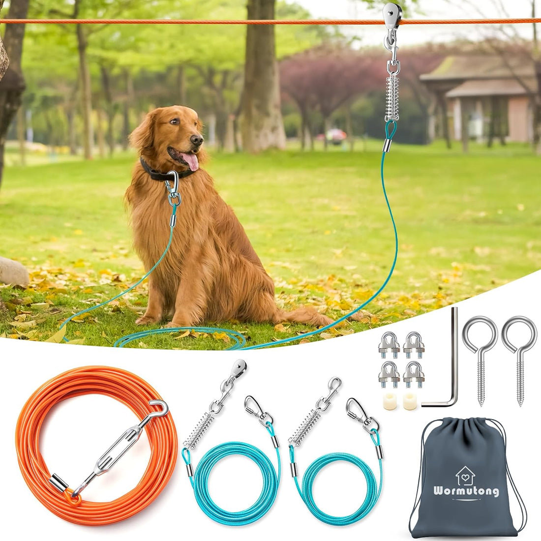 Upgraded Dog Runner for Yard