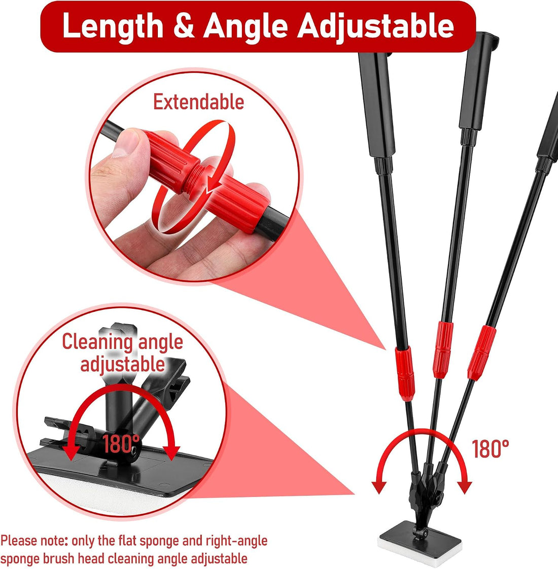 6 in 1 Aquarium Cleaning Tool Algae Scraper for Fish Tank Cleaning