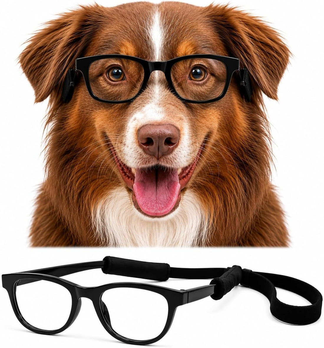 G003 Dog Pet Retro Glasses Hipster Nerd Costume Clear Lens Sunglasses