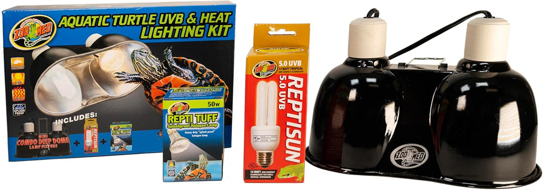 Zoo Med Aquatic Turtle UVB & Heat Lighting Kit