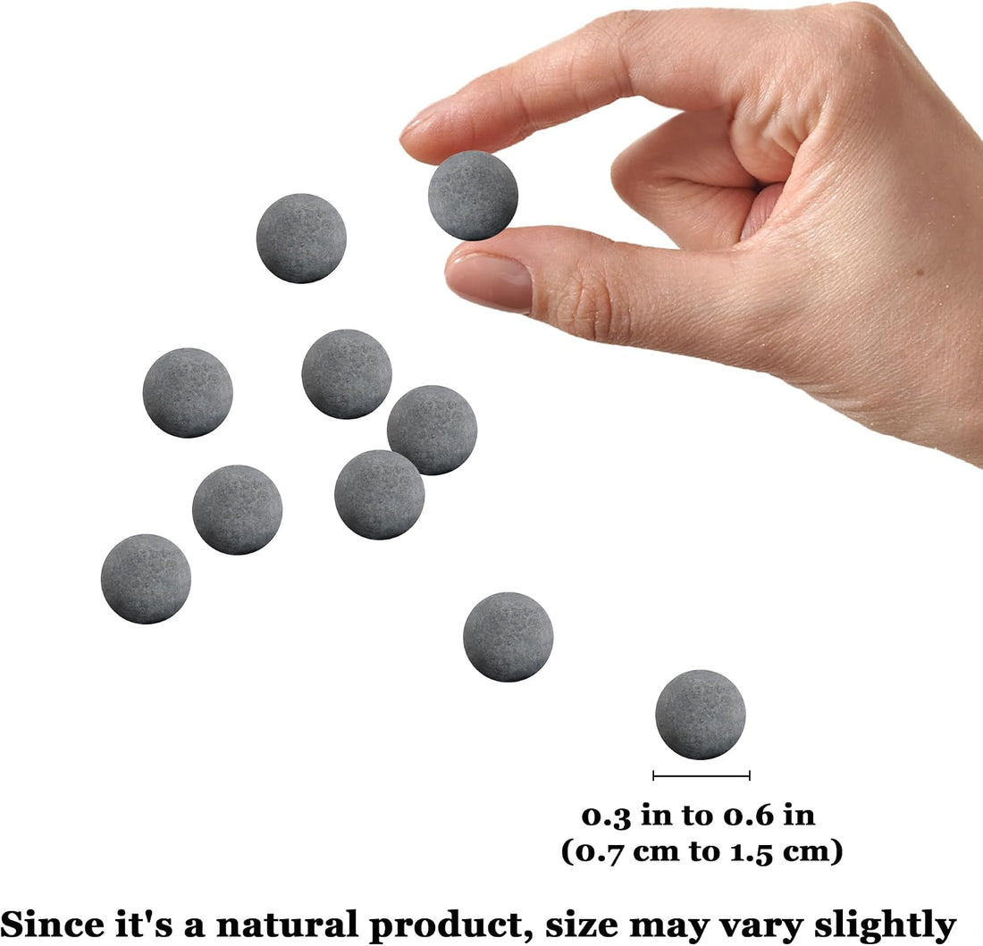 SunGrow Mineral Balls for Betta Water Conditioning, 0.3-Inch, 10 Pack