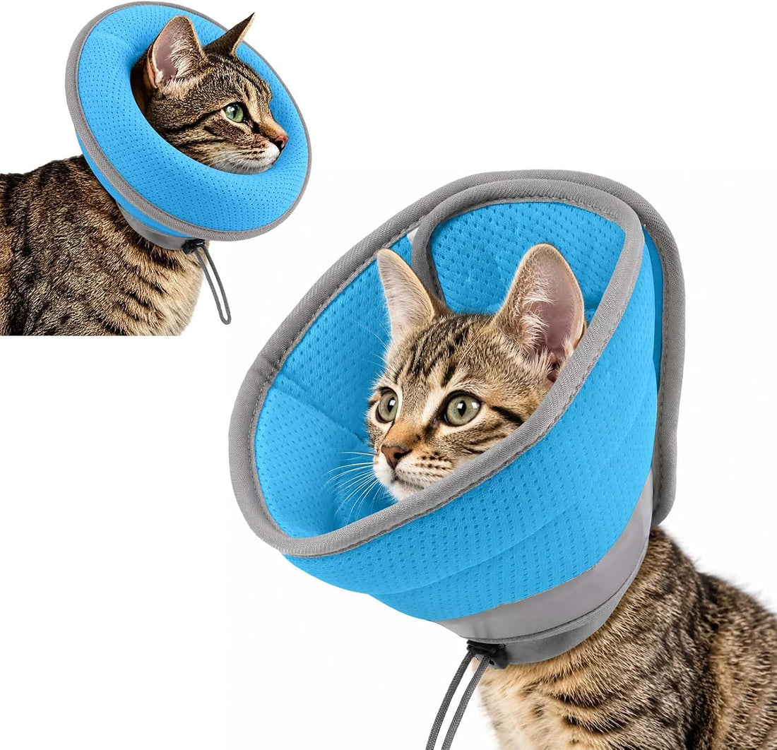 Soft Cat Cone Collar, Cat Recovery Collar, Surgery Collar，Pink