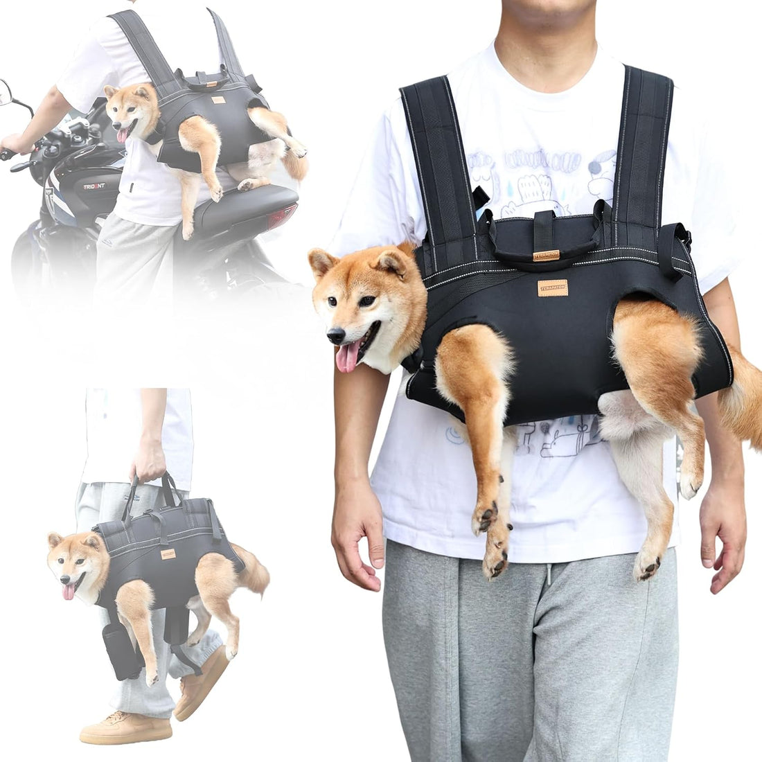 Dog Lift Harness Backpack Carrier for Large Dogs