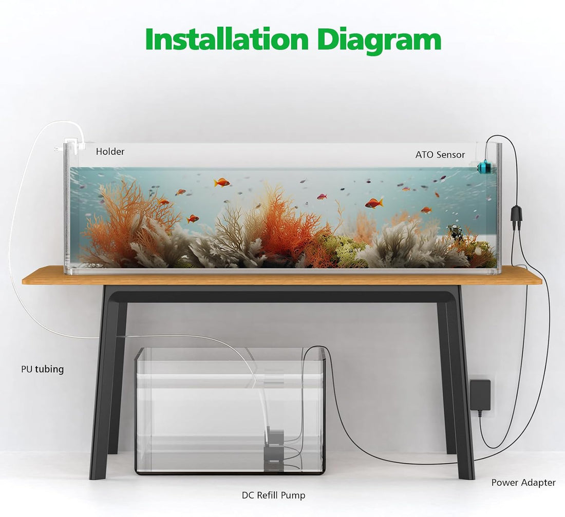 Auto Top Off System Saltwater Aquarium, Water ATO for Reef Fresh Tank