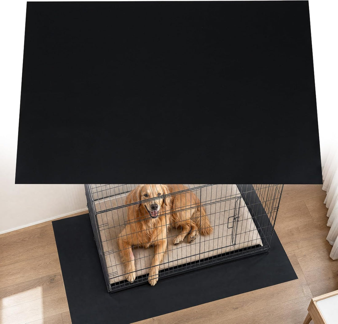 Dog Crate Floor Protector Mat Waterproof PVC Kennel Mat 46" x 60"