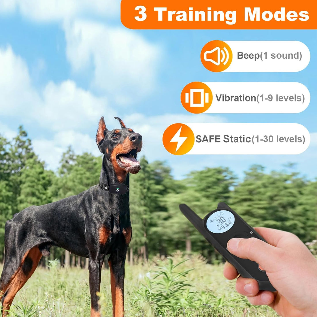 MIMOFPET Wireless Dog Fence for 2 Dogs