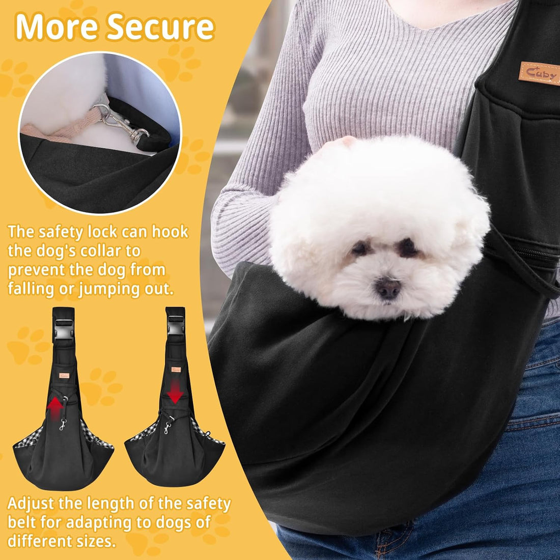 CUBY Dog and Cat Sling Carrier