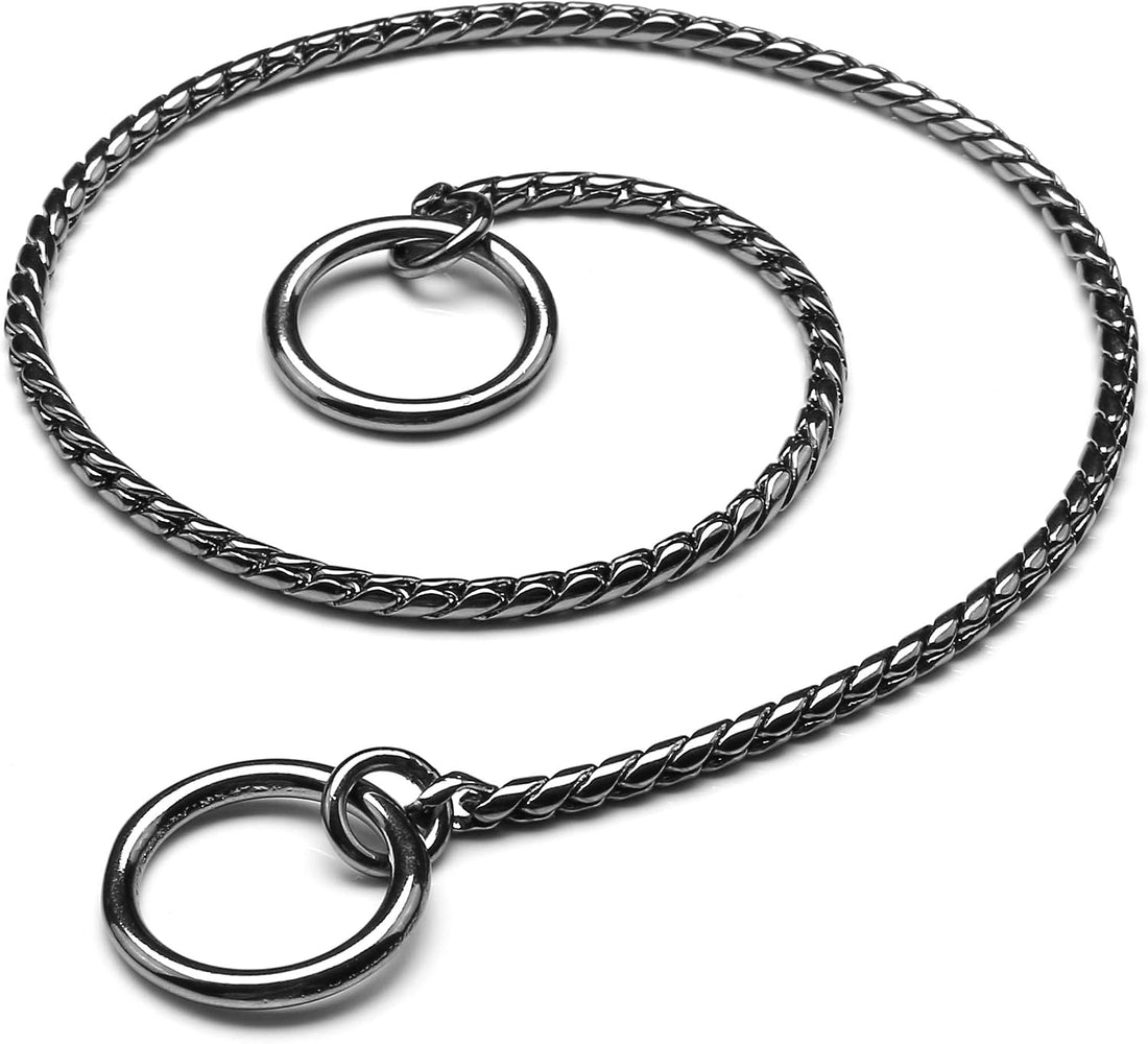 Stainless Steel Dog Choke Chain Collar for Training Walking