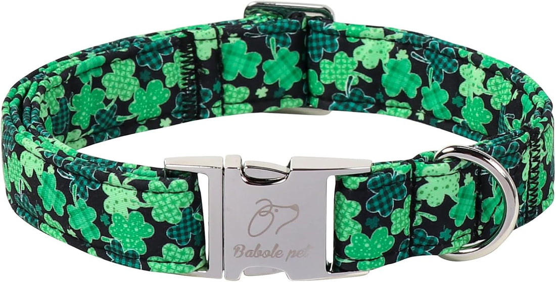 Halloween Dog Collar, Purple Pumpkin Bat Print Puppy Collar