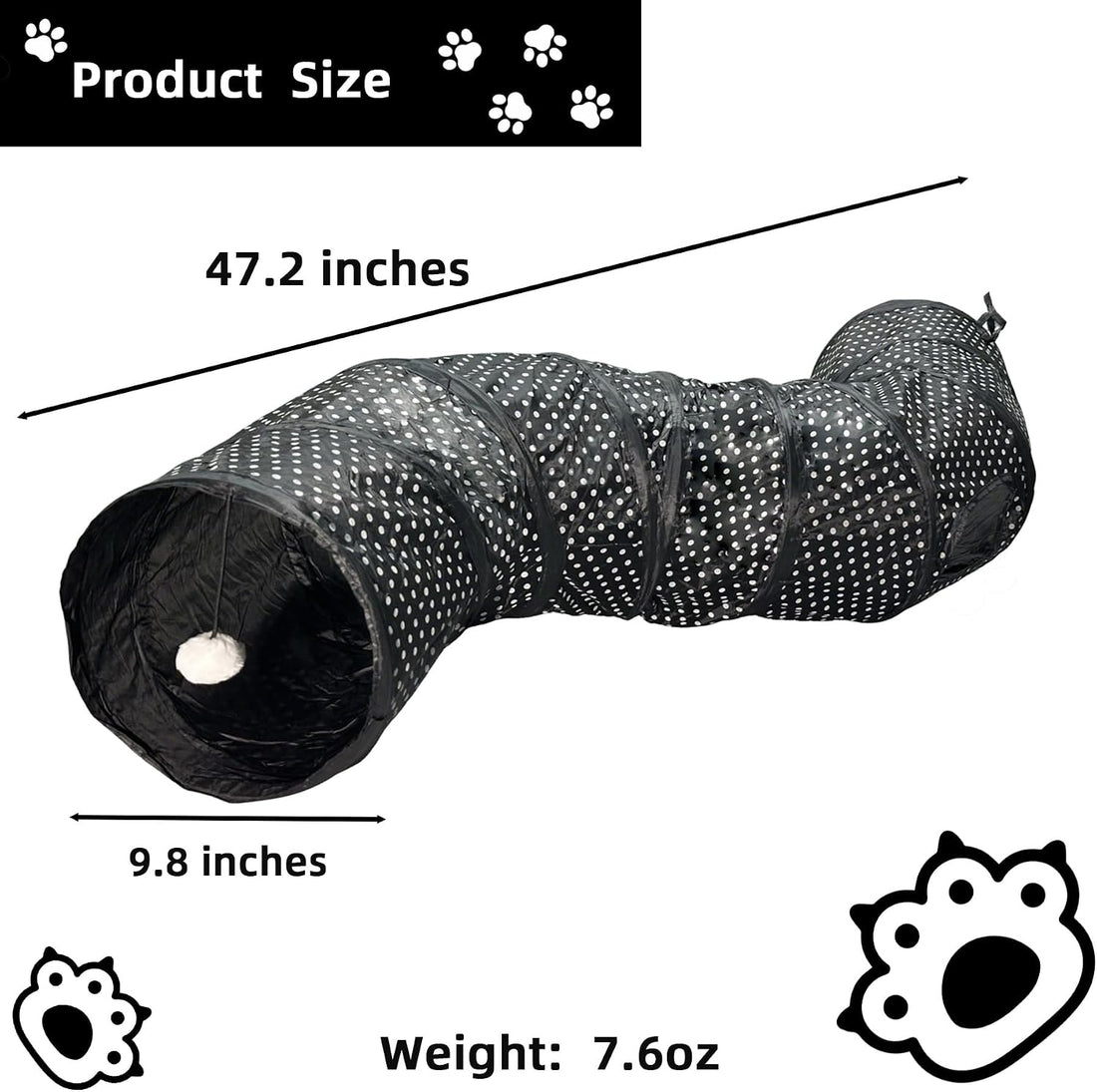 Cat Toy Tunnel Collapsible