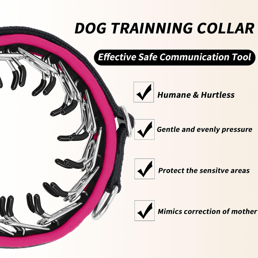 Martingale No Pull Dog Collar for Large Medium Small Dogs