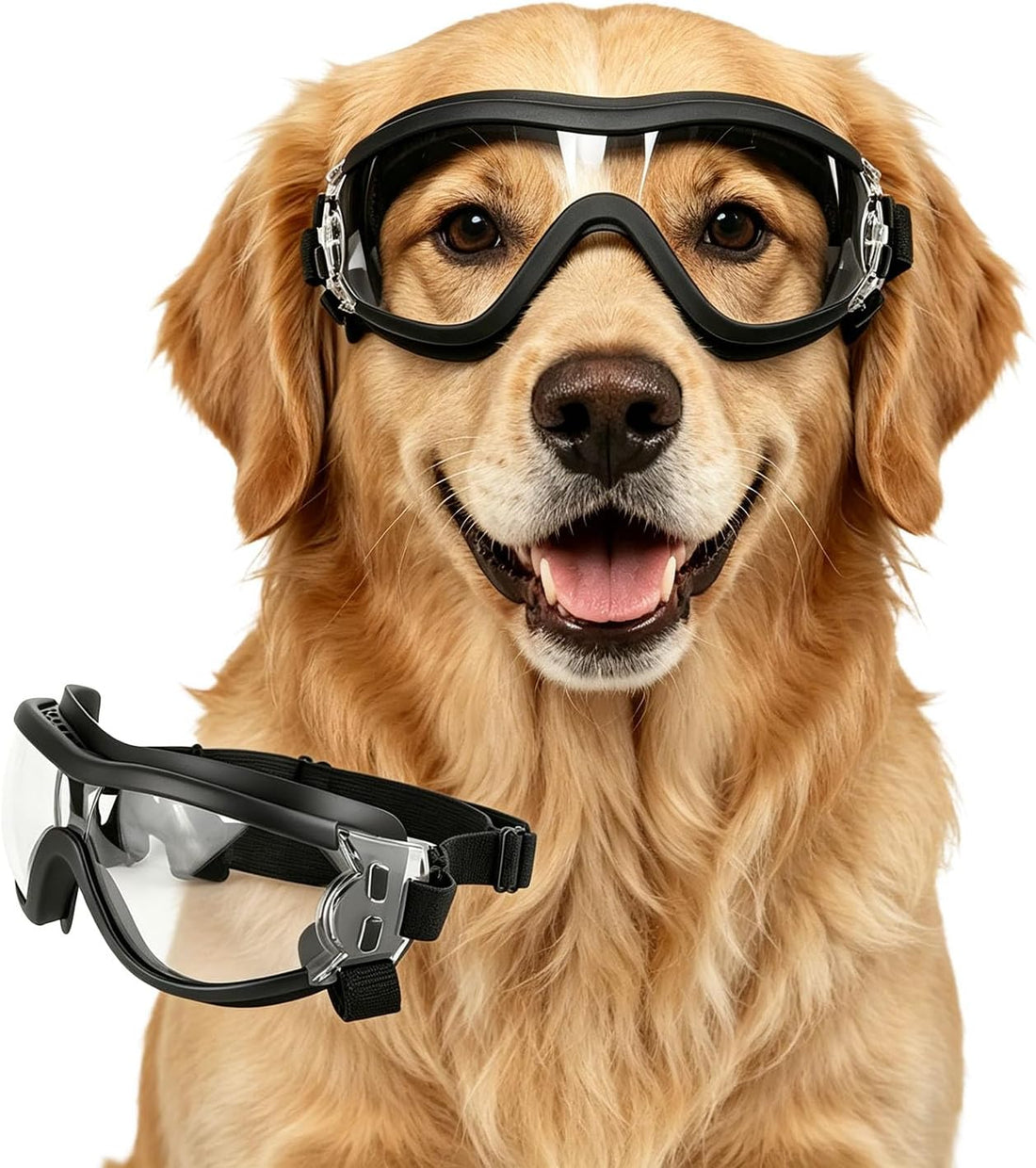 Enjoying Clear Dog Goggles Medium to Large Breed