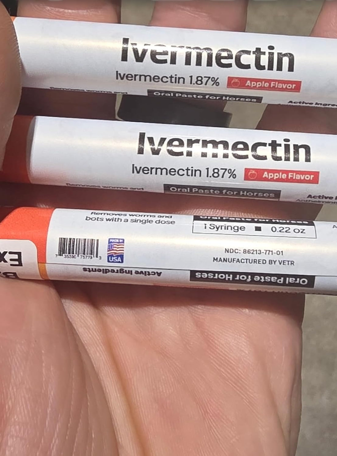 Ivermectin for Horses & Sheep 1.87% Concentration, 6cc