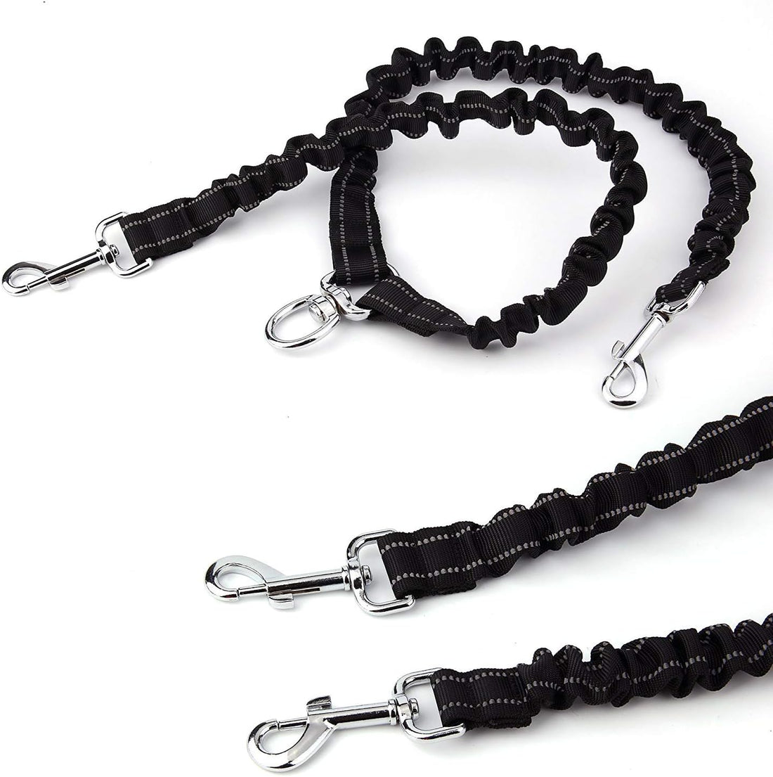 Double Dog Leash for Two Dogs - No Tangle