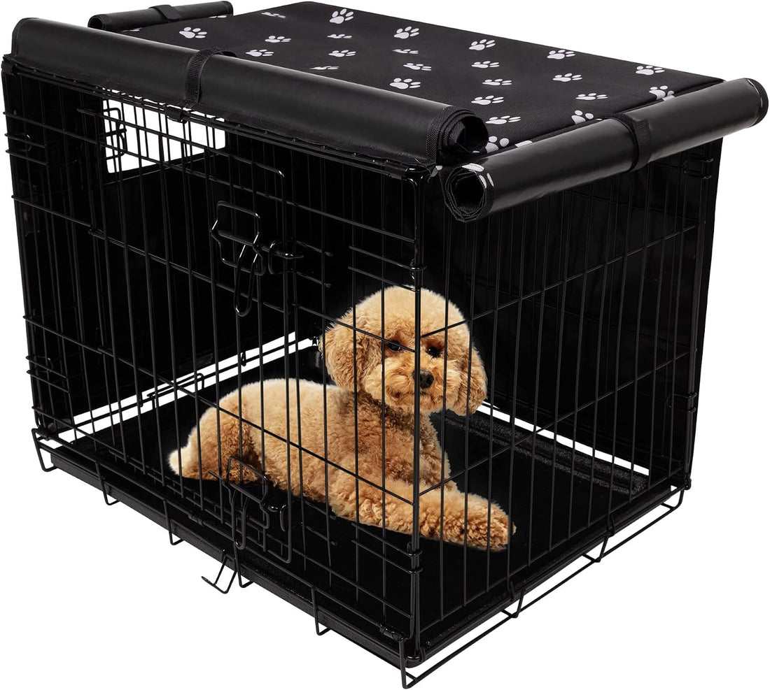 Pet Prime Dog Crate Cover Indoor/Outdoor Durable Windproof 600D