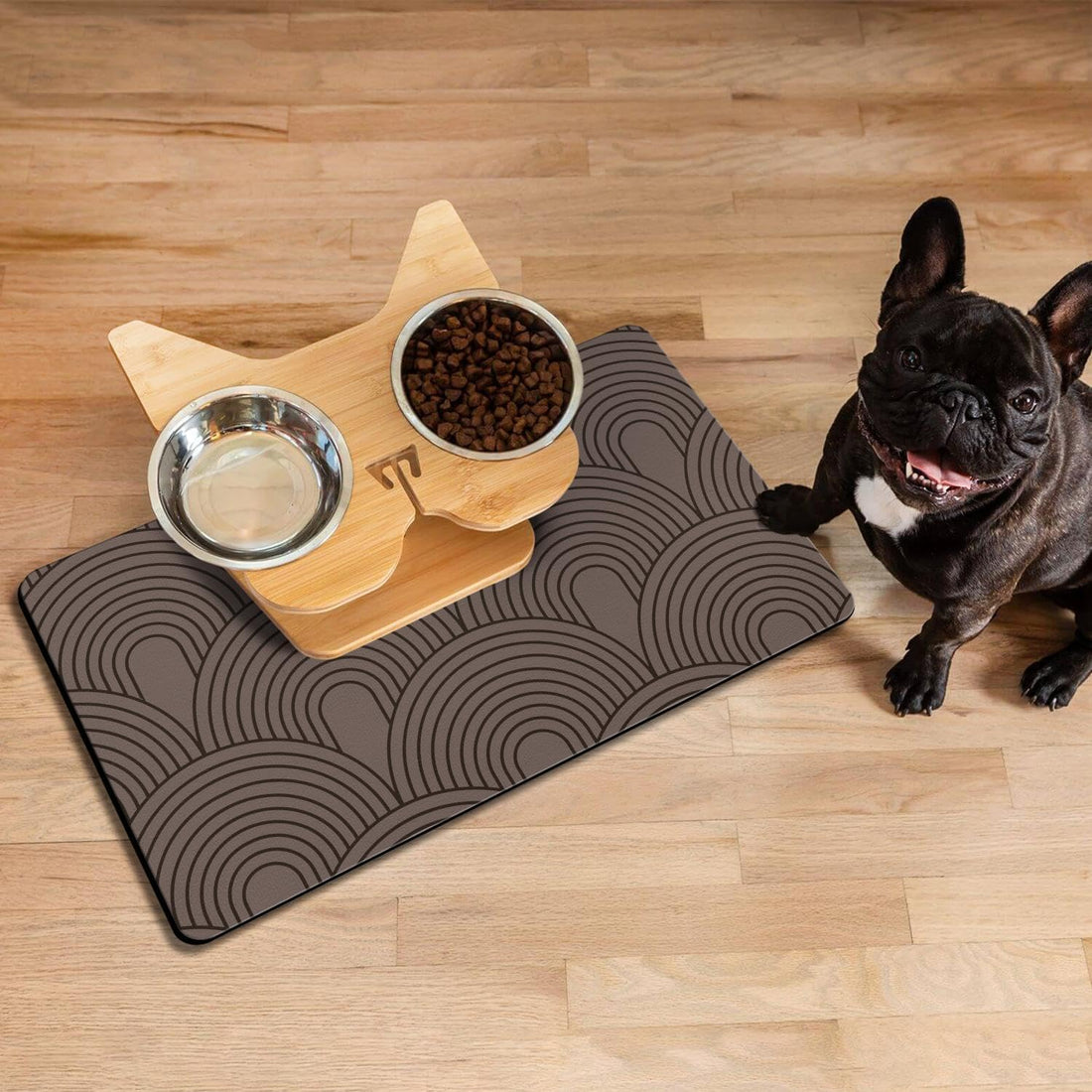 Dog Food Mats for Floors Absorbent, Pet Cat Food Mat