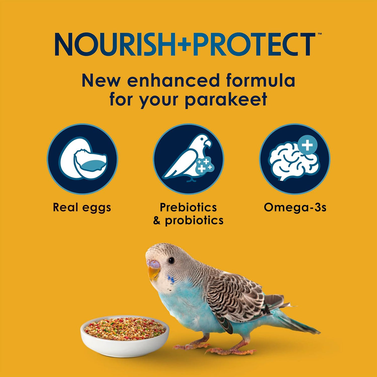 Kaytee Forti-Diet Pro Health Egg-Cite Nourish+Protect Parakeet