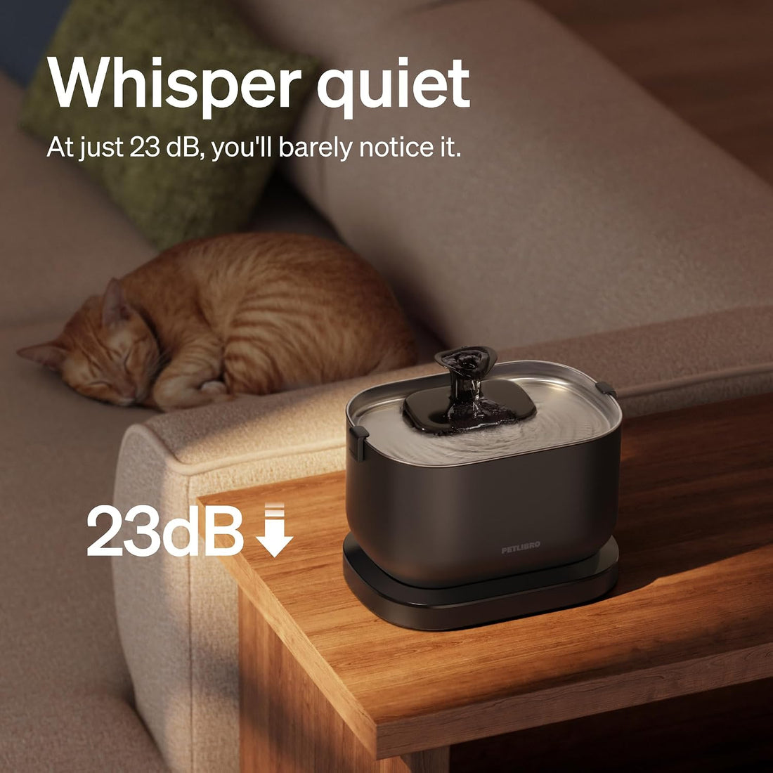 PETLIBRO Cat Water Fountain, Cordless Pet Water Fountain Battery