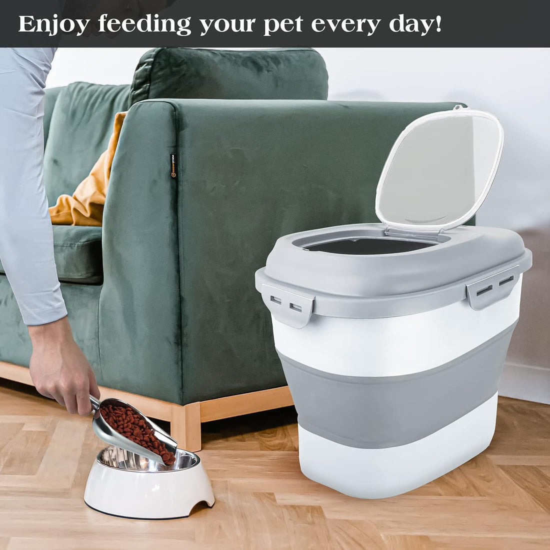 TIOVERY Dog Food Storage Container