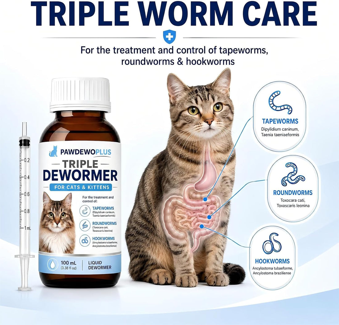 Liquid Dewormer for Cats & Kittens, 100 mL