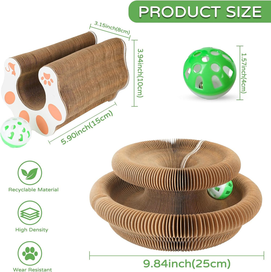 Goosheep Cat Toy Interactive for Indoor Cats Scratcher